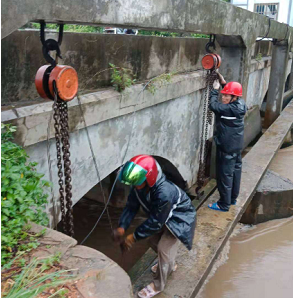 手拉葫芦为基层防汛防台体系提升工程建设助力